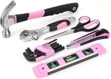 Load image into Gallery viewer, Complete Pink Tool Set - 220 Pieces with 12-Inch Storage Bag for Women