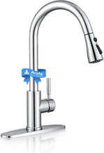 Load image into Gallery viewer, Versatile Kitchen Faucet with 360-Degree Swivel and 3-Function Pull-Down Sprayer