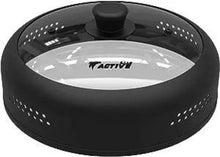 Load image into Gallery viewer, Dishwasher Safe 11.5'' Microwave Cover - Black Silicone Lid for Easy Cooking