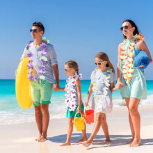 Load image into Gallery viewer, Vibrant Hawaiian Garland Necklaces - 144 Pieces for Luau and Tropical Parties