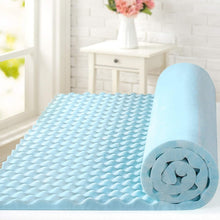 Load image into Gallery viewer, King Size Plush Cooling Gel Mattress Topper with Airflow Design – 1.5 Inches