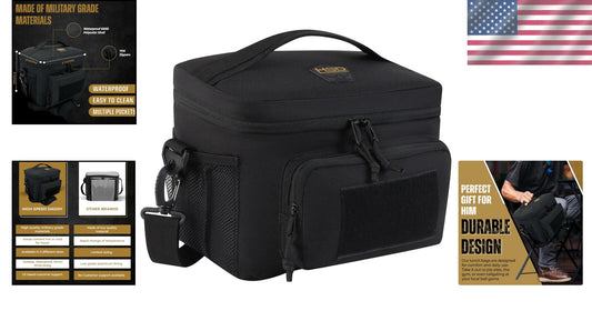 Extra Large 15L Tactical Lunch Bag with Insulation - Perfect for Work & Travel