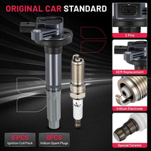 Load image into Gallery viewer, High-Quality 8 Set Ignition Coils &amp; Spark Plugs for 2011-2015 Mustang 5.0L V8