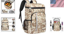 Load image into Gallery viewer, Stylish Camouflage Insulated cooler Backpack - Ideal for Hiking, Camping &amp; Beach