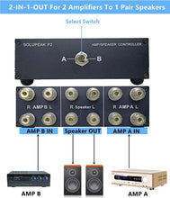 Load image into Gallery viewer, Premium 21-in-12-out Amplifier Speaker Switcher Selector for Audiophiles