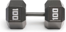 Load image into Gallery viewer, Versatile Cast Iron Hex Dumbbells - Available from 3 lbs to 100 lbs Individually