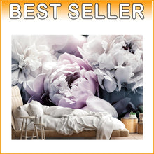 Load image into Gallery viewer, Beautiful Floral Large Mural - 108" x 75" Non-Pasted Silk Wallpaper for Any Room