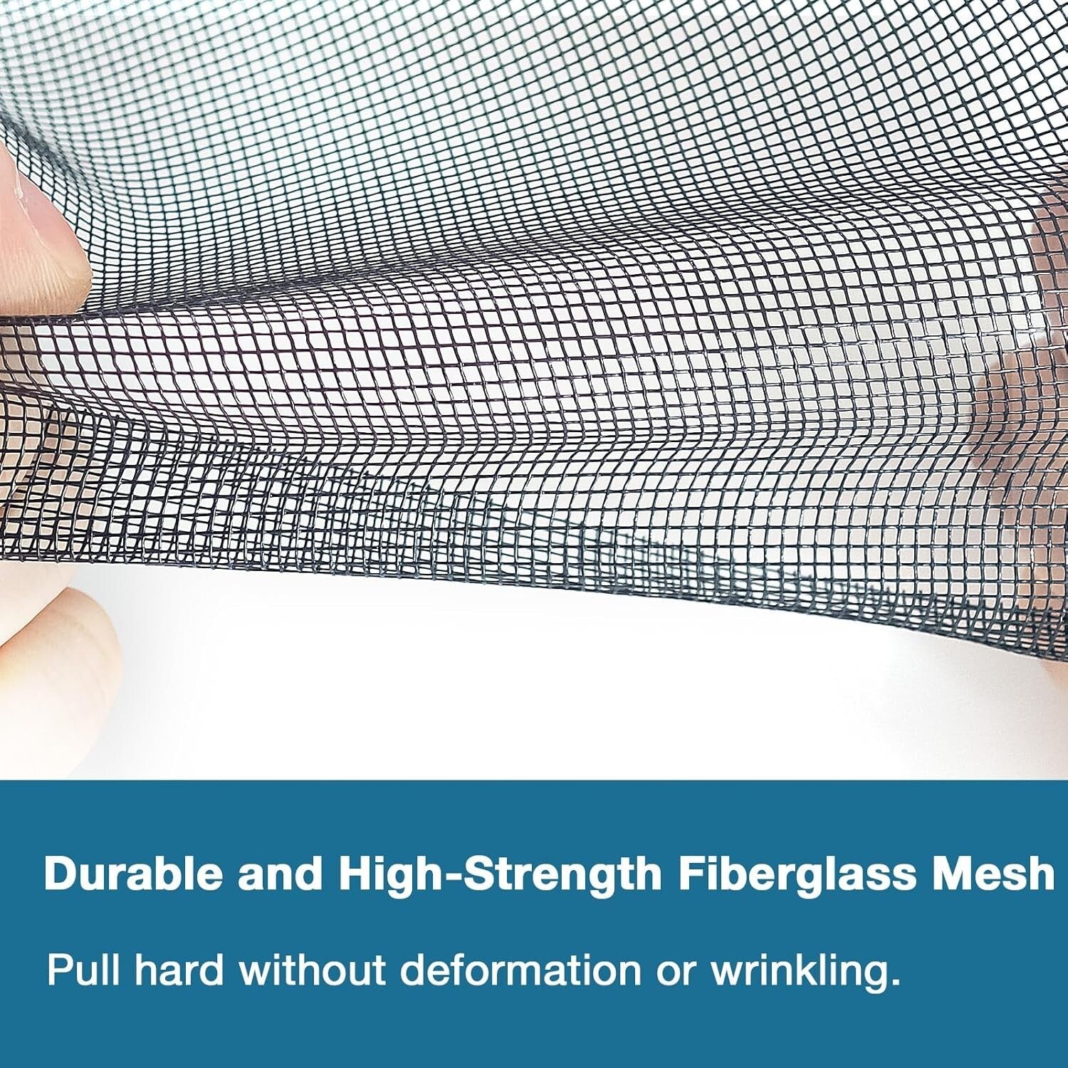 Flexible 36" x 100' Black Fiberglass Window Screen - Customizable Bug Prevention