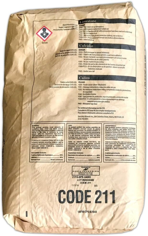 Premium 1/2 Cu. Ft Calcite Calcium Carbonate pH Media for Plumbing Protection