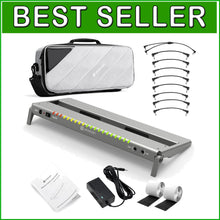 Load image into Gallery viewer, Compact Aluminum Guitar Pedal Board with Built-in Power Supply and Carry Bag