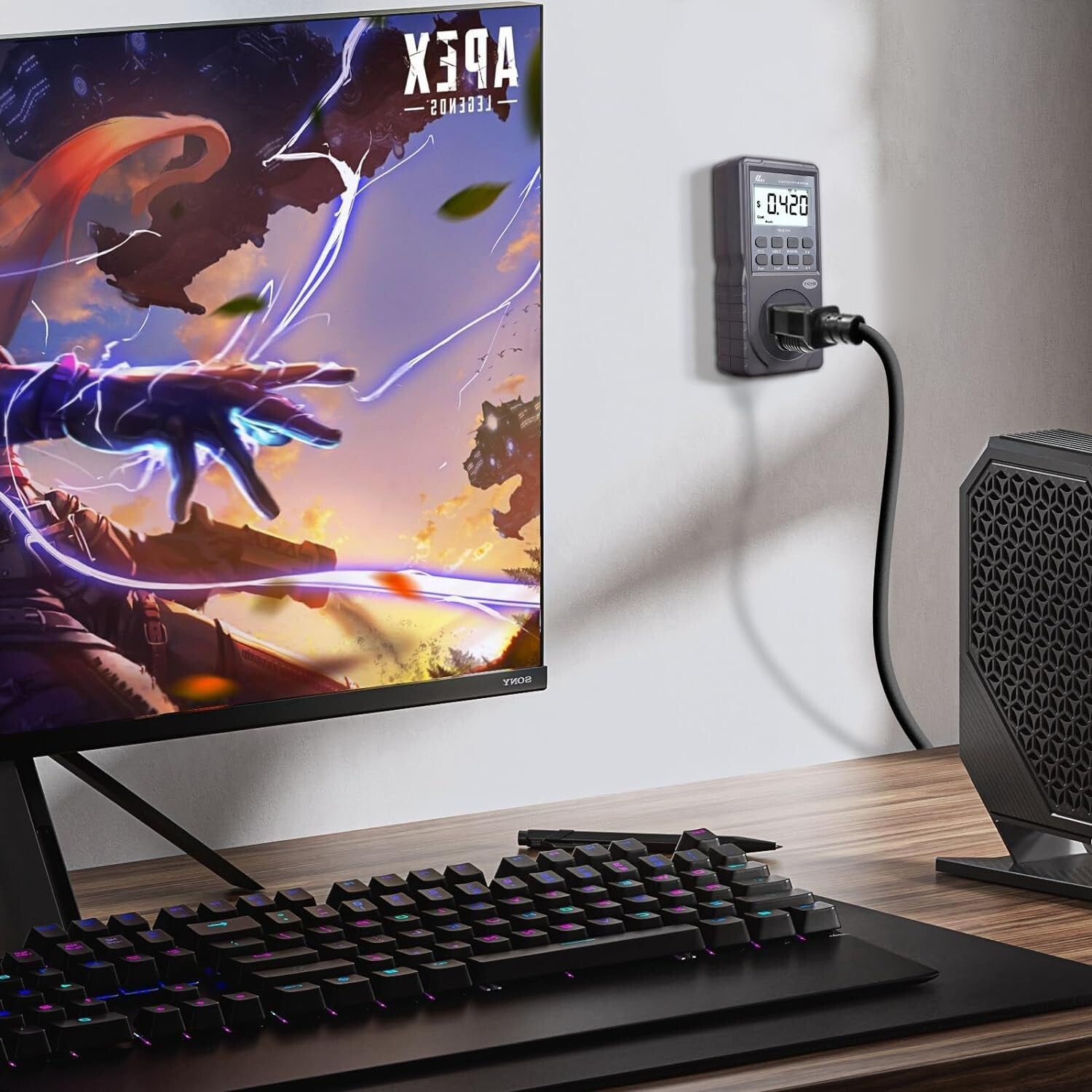 High-Power EV Charger Monitor with Wi-Fi Control & Advanced Accuracy - 60-240V