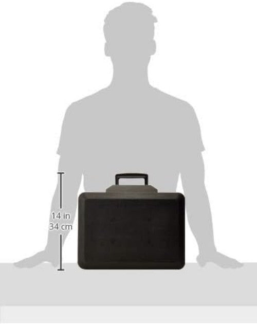 Durable Fire Resistant Safe with Key Lock and Carrying Handle - 6.3" x 15.3"