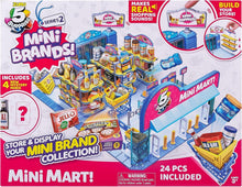 Load image into Gallery viewer, Interactive Mini Brands Mini Mart Playset w/ 5 Mystery Minis - Build &amp; Play