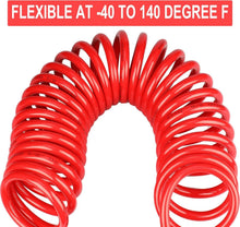 Load image into Gallery viewer, High-Flow 50ft Polyurethane Air Hose with Quick Coupler and Bend Restrictor