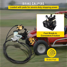Load image into Gallery viewer, Easy Install Go Kart Hydraulic Brake Kit - Reliable Performance for 150cc Models