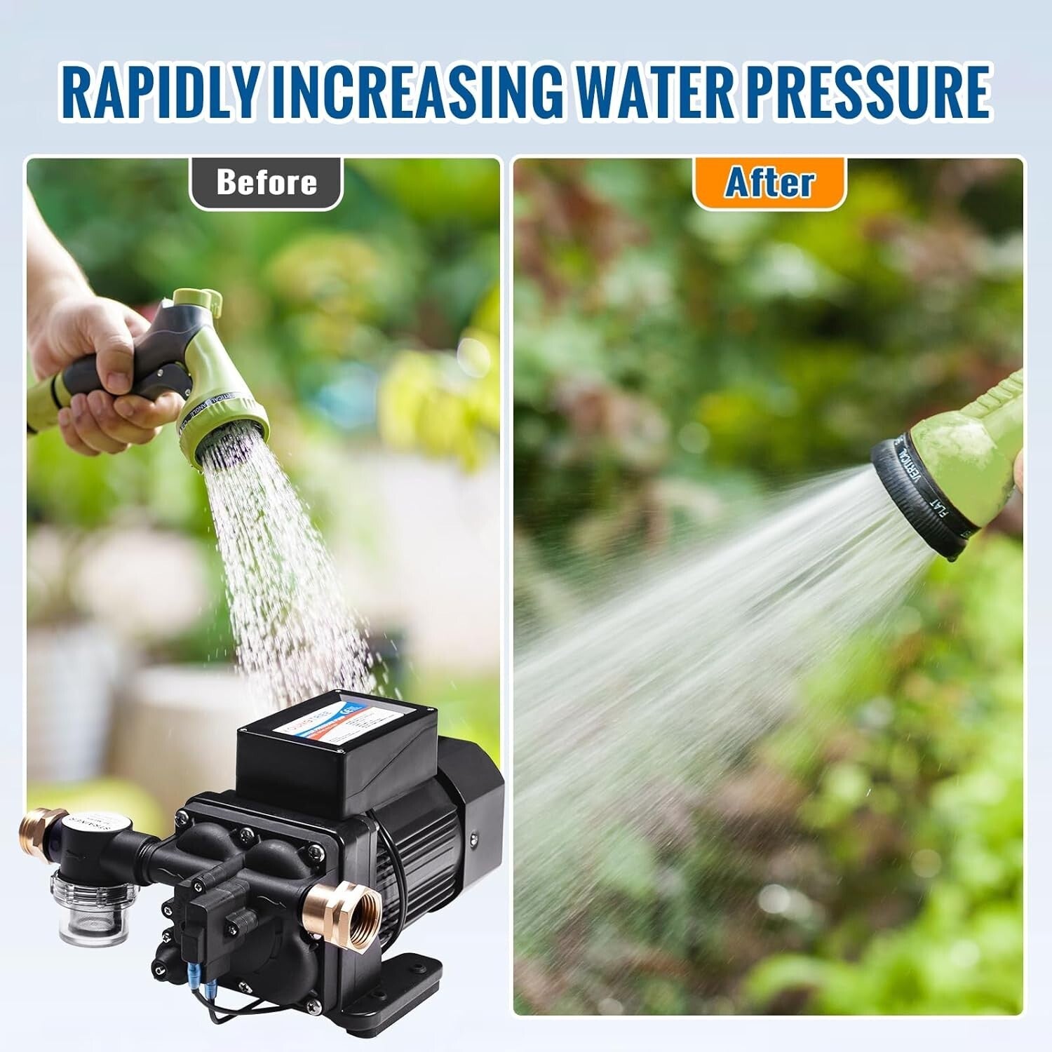 Professional-Grade Water Pump - 110V, 6.0 GPM, Perfect for Home & Industrial Use