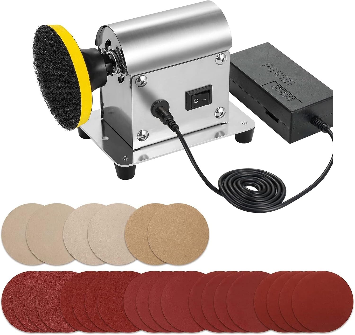 Versatile Electric Sander for Resin with Adjustable Speed & Multi-Surface Uses