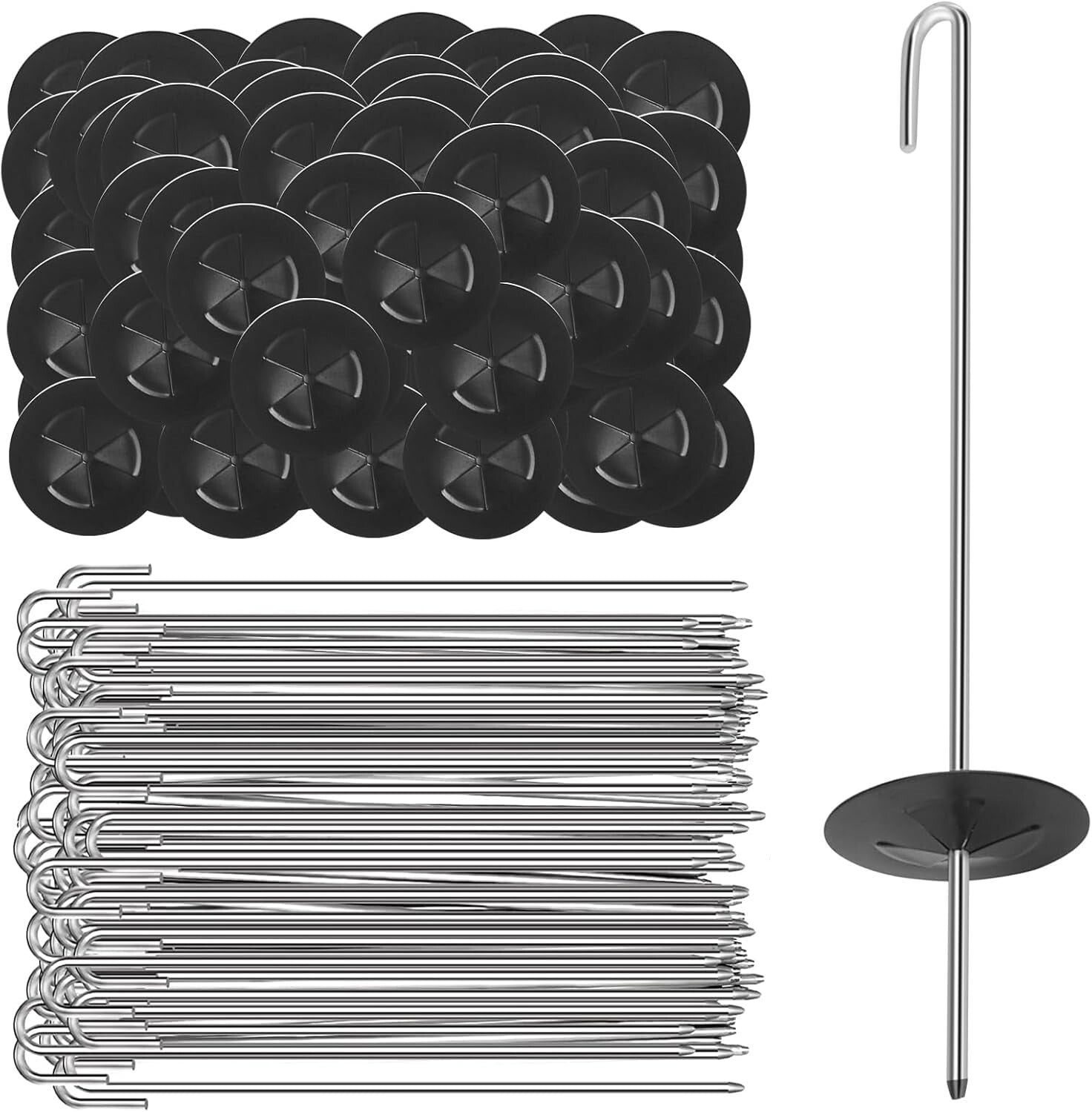 Compact 200 Stainless Steel Solar Panel Clips for Effective Critter Protection