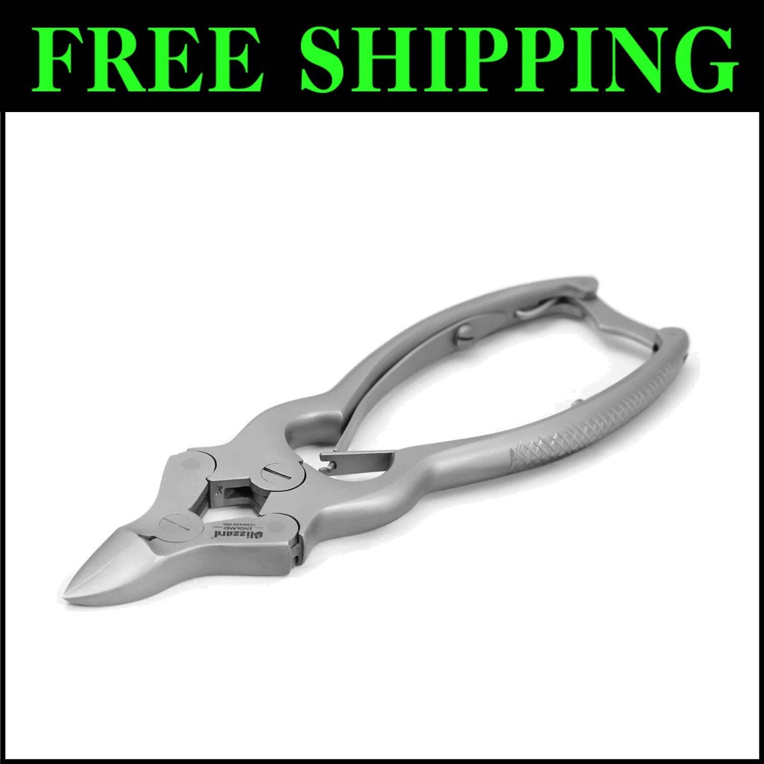 Double Action German-Forged Toenail Clippers - Podiatrist-Approved 6 inch Tool