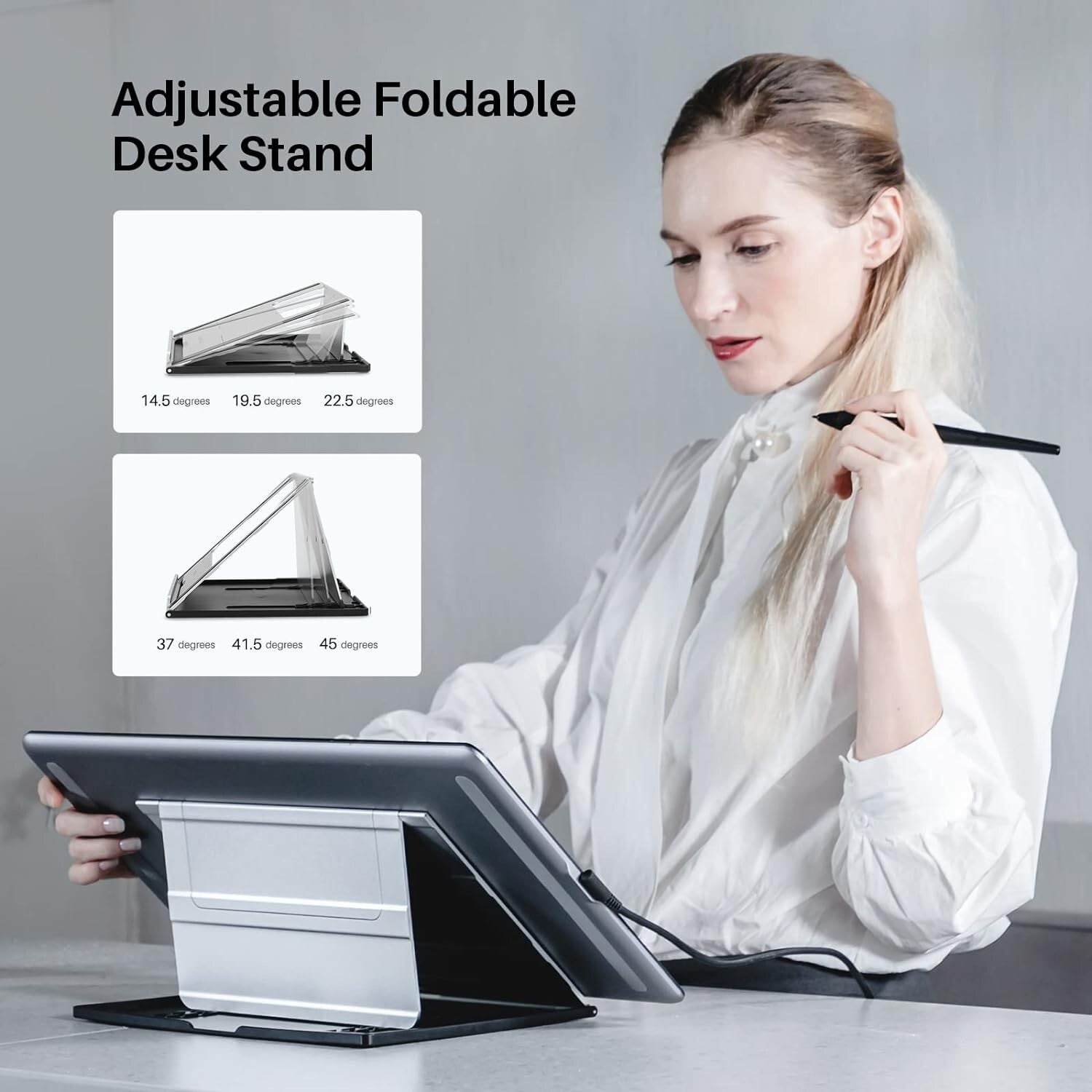 Full-Laminated 15.6" Drawing Tablet with Compatibility for Windows, Mac, Linux