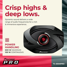 Load image into Gallery viewer, Dynamic Sound 6" x 9" Coaxial Speakers - Effortless Installation &amp; Bass Boost