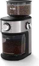 Load image into Gallery viewer, Elegant Stainless Steel Coffee Grinding Machine with 18 Size Settings - 8 Ounces