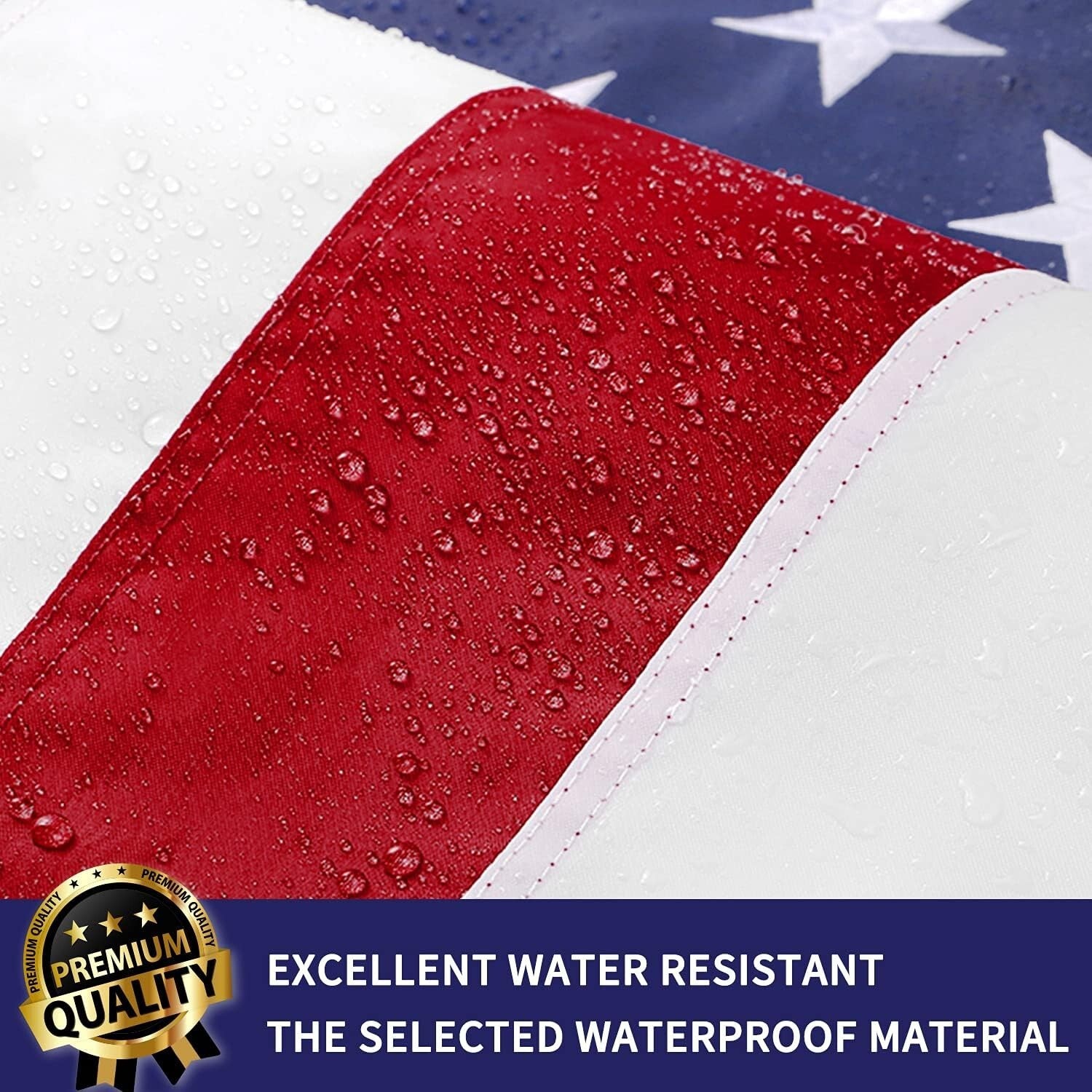 Premium 6x10 American Flag - Heavy Duty Nylon with Embroidered Stars & Stripes