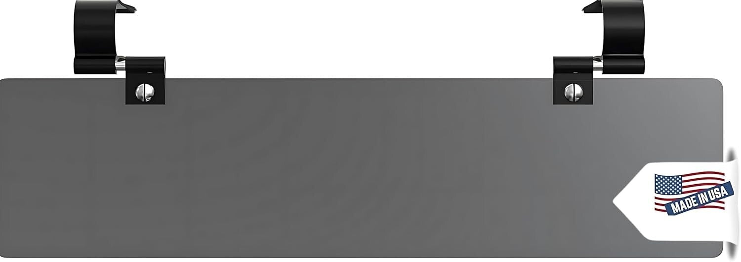 Durable Hook-and-Loop Car Sun Visor Extender with Polarized Lens for UV Defense