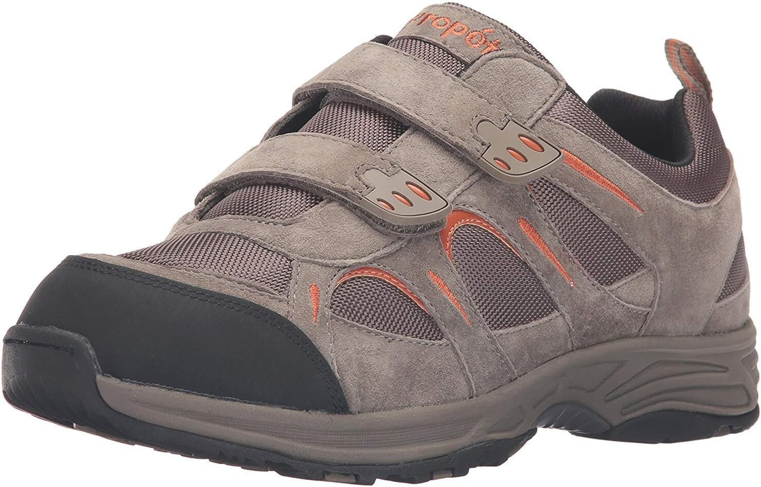 Men's Wide Slip-On Sneaker with Rubber Outsole and Orthotic Approval - Size 11