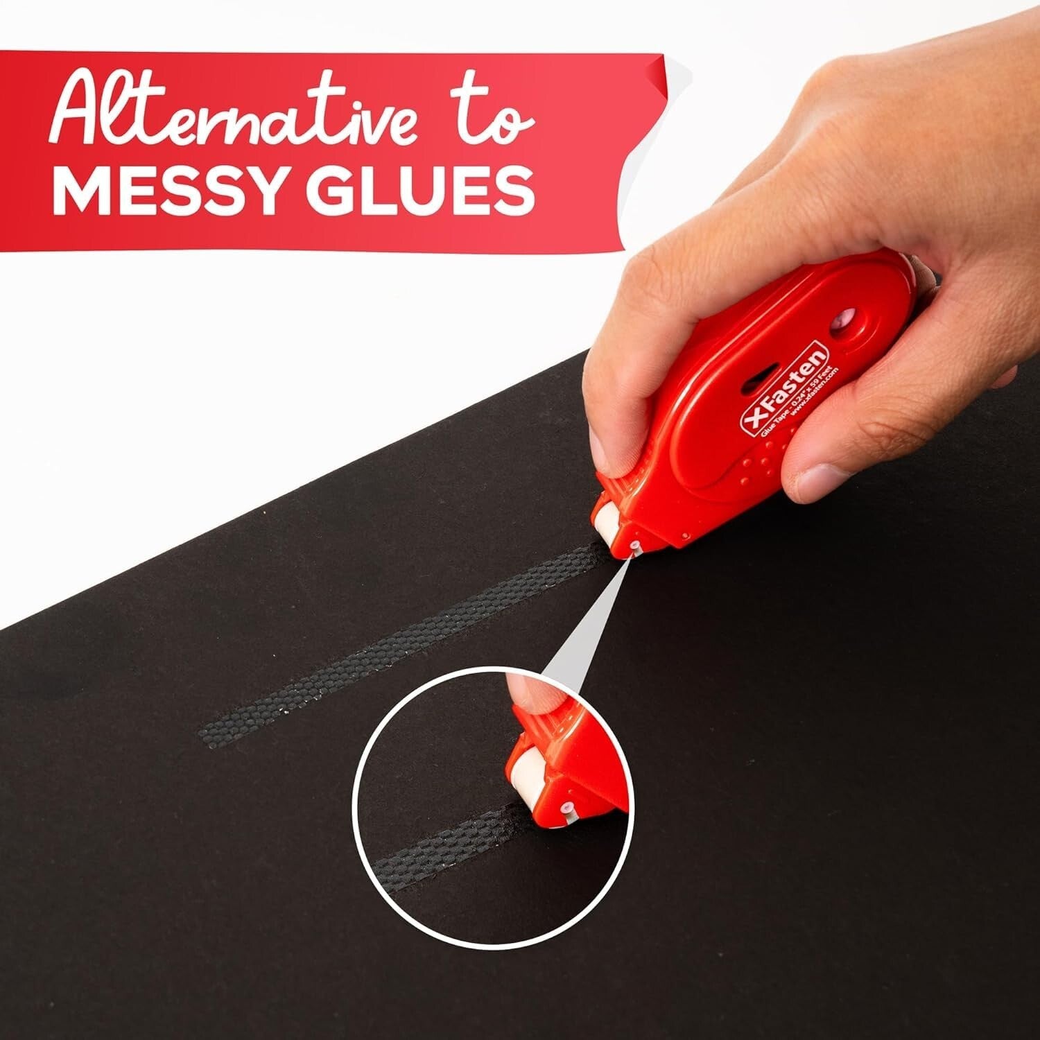 Clear Double Sided Tape Roller - 20 Pack of 59ft Rolls for Safe Scrapbooking