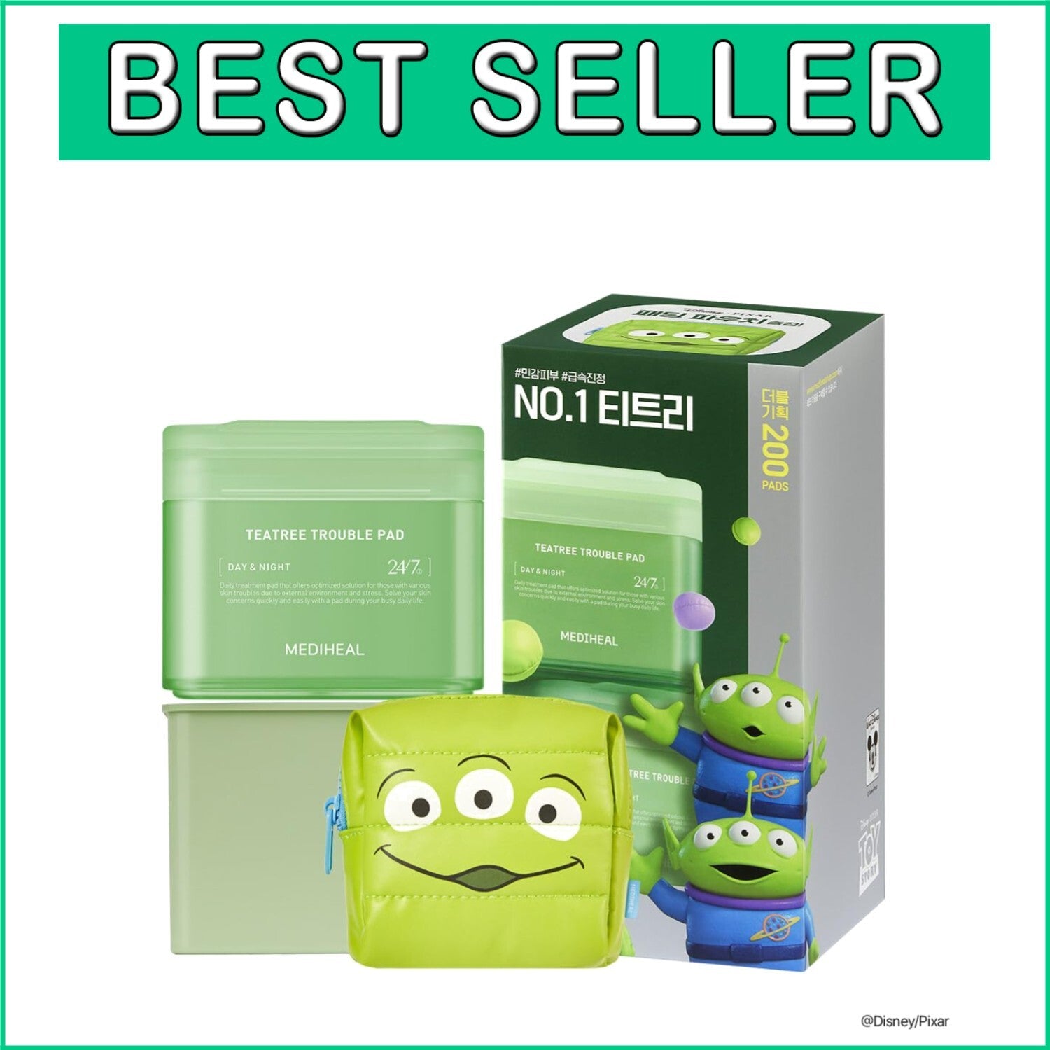 200 Hypoallergenic Madecassoside Cotton Pads - Tea Tree Skin Care Solution