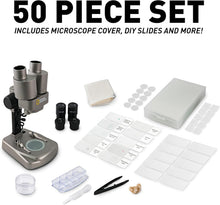 Load image into Gallery viewer, NATIONAL GEOGRAPHIC Dual LED Kids Microscope - 50+ pc STEM Science Kit
