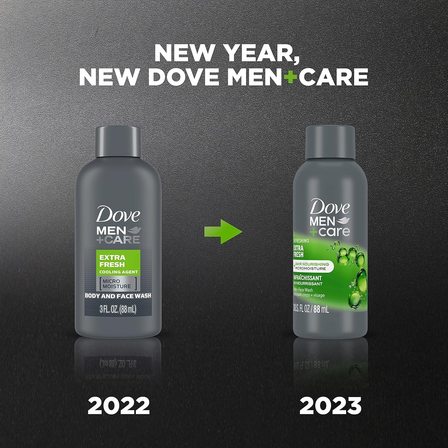 24-Pack of Dove Men+Care Extra Fresh 3oz Body Wash - Hydrating & Refreshing