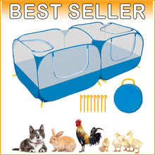 Load image into Gallery viewer, Multi-Use Small Animal Enclosure with Removable Base - For Cats, Rabbits &amp; More