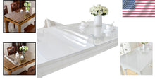 Load image into Gallery viewer, Durable Rectangular Table Cover Protector - 1.5mm Clear PVC Table Mat 40 x 60''