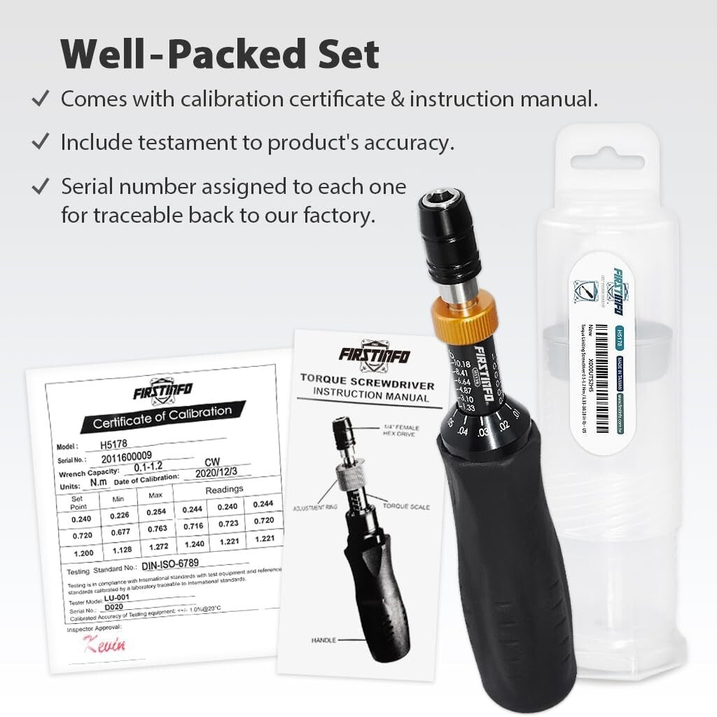 Durable Automatic Torque Limiting Screwdriver - Precision Tool with Dual Scale