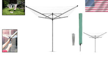 Load image into Gallery viewer, Lift-O-Matic Outdoor Clothes Drying Rack - Foldable, UV-Protected &amp; Adjustable