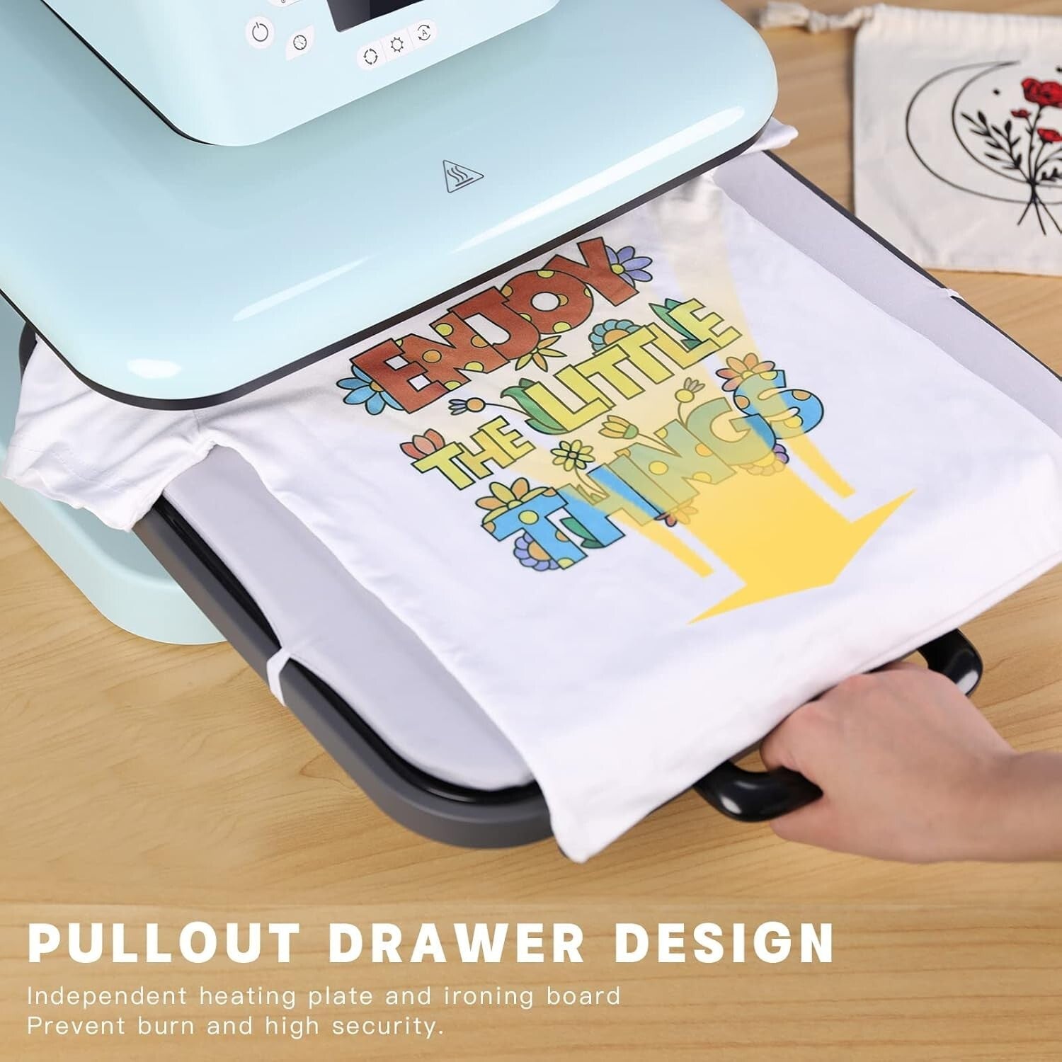15x15 Intelligent Auto Heat Press - Fast, Safe & User-Friendly Design