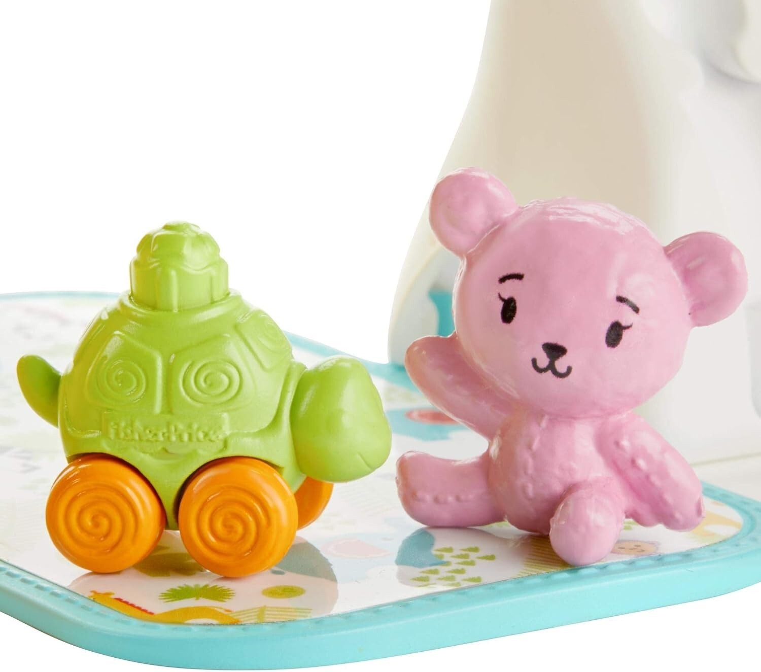 Bobbling Baby Doll & Floor Gym Playset - Encourages Creativity & Crawling