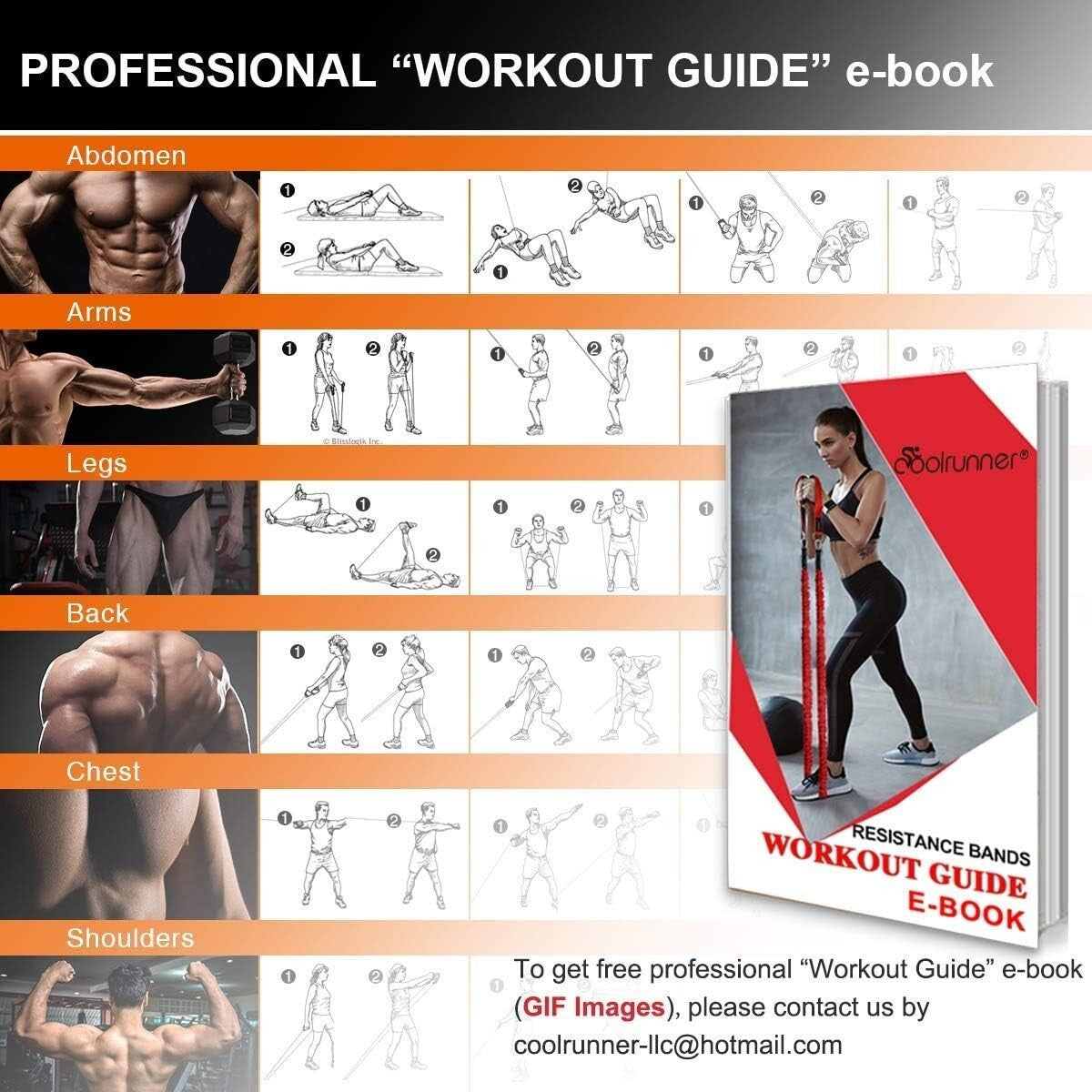 14PCS Premium Resistance Bands Set - Adjustable Workout Bands 20-150lbs