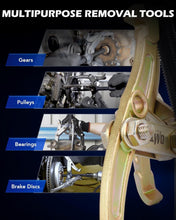 Load image into Gallery viewer, Compact 3 Jaw Gear Puller Kit, 3"-8" - Durable Tools for Easy Component Removal