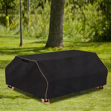 Load image into Gallery viewer, Waterproof and UV-Resistant Picnic Table Cover for 70/72 Inch Tables | Black