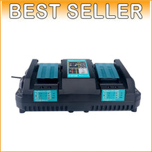 Load image into Gallery viewer, Simultaneous Dual Port Charger for 18V/36V Batteries - Improves Tool Performance