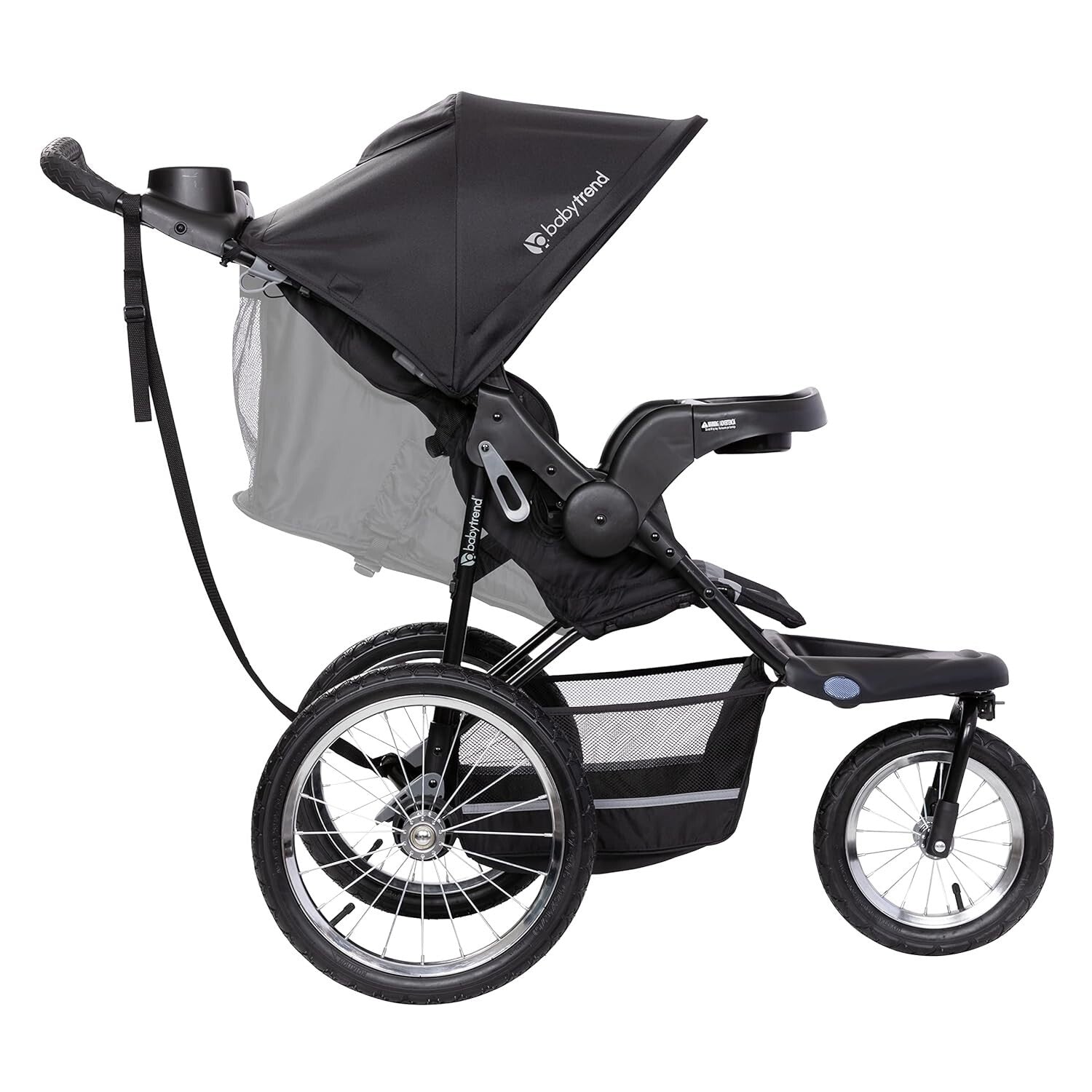 Expedition Jogger Dash Black: All-Terrain Baby Stroller with 4 Cup Holders