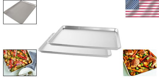 Naturals Extra-Large Baking Sheet Set - 2 Pack Aluminum Bakeware, 21''x15''