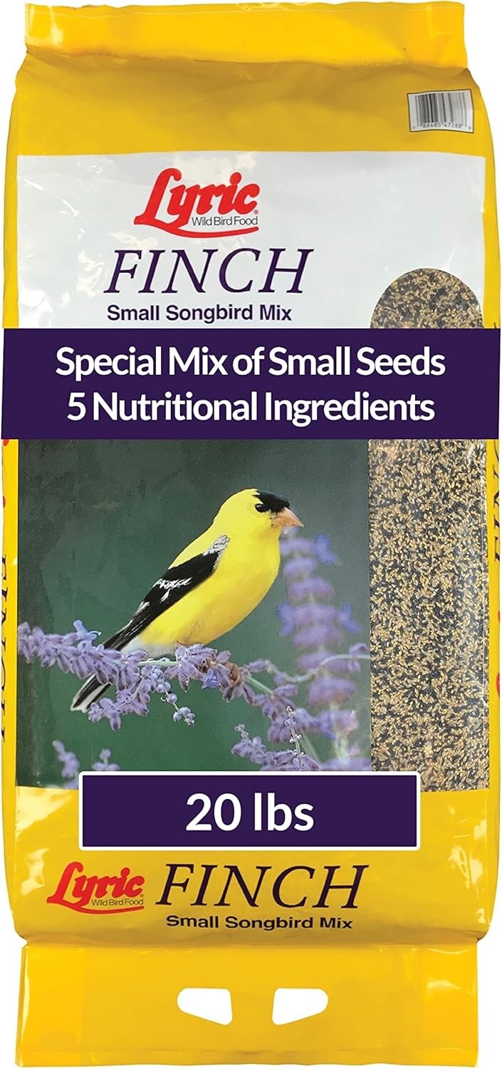 20 lb. Finch Seed Blend for Wild Birds - Premium Nutrition for Spring Feeding