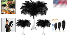 Load image into Gallery viewer, Versatile 90 Pcs Natural Ostrich Feathers - Craft, Decor &amp; DIY Essentials