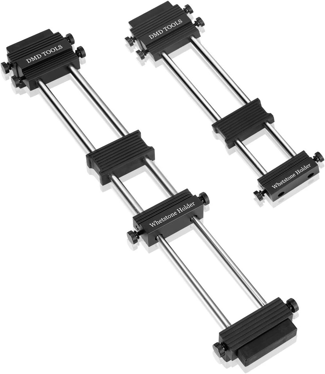 Alloy Steel Diamond Sharpening Stone Set with Safe Holder - Kitchen & Hunting