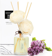 Load image into Gallery viewer, Fresh Cut Lilac Glass Diffuser with Sola Flowers - Luxurious Home Fragrance