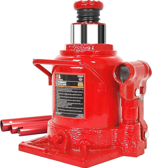 Professional Grade 20 Ton Hydraulic Bottle Jack - Stability & Safety Features